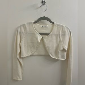 Cream Long Sleeve Cardigan